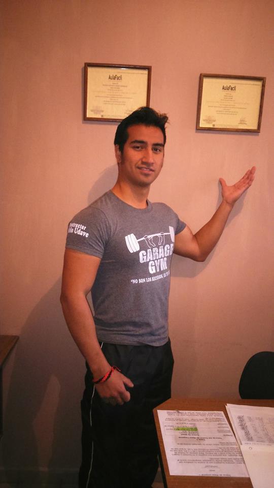 Pablo Udave, entrenador y propietario.